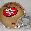 Clark & Montana Autographed F/S San Francisco 49ers ProLine Helmet- JSA W Auth