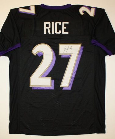 Ray Rice Signed / Autographed Black Jersey- JSA Authenticated