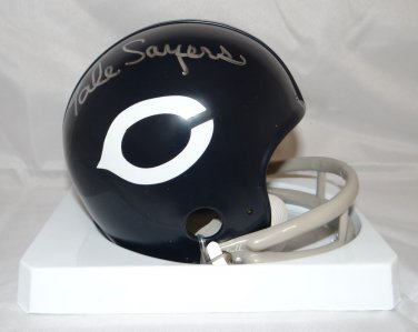 Gale Sayers Autographed Chicago Bears Mini Helmet- JSA W Authenticated