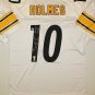 Santonio Holmes SB MVP Signed / Autographed White Jersey- JSA Authenticated