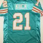 Jim Kiick Signed / Autographed Teal Jersey- JSA Authenticated