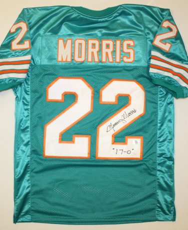 Mercury Morris Signed / Autographed Teal Jersey- JSA Authenticated