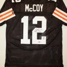 Colt McCoy Signed / Autographed Brown NFL Equipment Jersey- JSA Authenticated