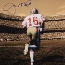 Joe Montana Autographed 16x20 Sepia & Color From Behind Photo- Montana Hologram
