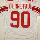 Jason Pierre Paul Signed / Autographed White w/ Red Jersey- JSA Authenticated