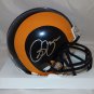 Isaac Bruce Autographed St Louis Rams TB Mini Helmet- JSA Authenticated