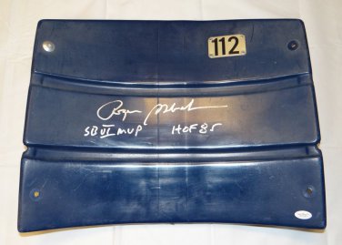 Roger Staubach HOF - SB MVP Autographed Texas Stadium Seat Back- JSA Auth