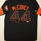 Willie McCovey Autographed Black San Francisco Giants Jersey- JSA Authenticated