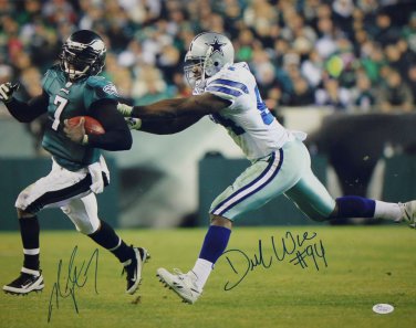 DeMarcus Ware & Michael Vick Autographed 16x20 Photo- JSA Authenticated