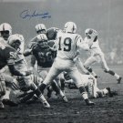 Joe Schmidt Autographed 16x20 B&W Against Colts Photo- JSA Authenticated