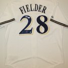 Prince Fielder Autographed White Milwaukee Brewers Jersey- JSA Authenticated
