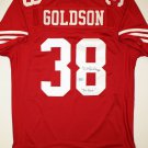 Dashon Goldson The Hawk Signed / Autographed Red Jersey- JSA Authenticated