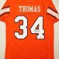 Thurman Thomas Signed / Autographed Orange Jersey- GTSM Authenticated