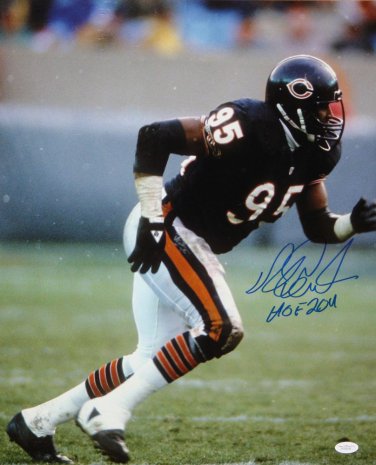Richard Dent HOF Autographed 16x20 Chicago Running Photo- JSA Authenticated
