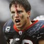 Brian Cushing Autographed 20x24 Bloody Face Beast (White) Canvas- JSA W Auth