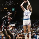 Larry Bird Autographed 16x20 Indiana State Shooting Photo- JSA Authenticated