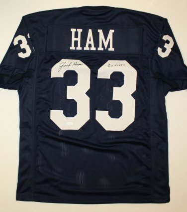 Jack Ham Go Lions Signed / Autographed Navy Blue Jersey- JSA Authenticated