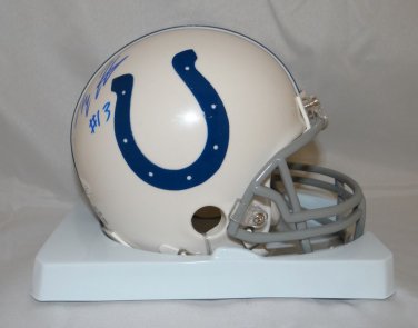 T.Y. Hilton Autographed Indianapolis Colts Mini Helmet- JSA Authenticated