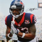 Arian Foster Autographed 20x24 Close Up Bow Canvas- JSA W Authenticated