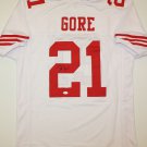 Frank Gore Signed / Autographed White w/ Red Jersey- JSA Authenticated