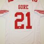 Frank Gore Signed / Autographed White w/ Red Jersey- JSA Authenticated