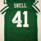 Matt Snell Signed / Autographed Green w/ White Jersey- JSA Authenticated