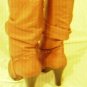 leather High heel Boots