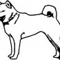 animal shiba inu 6" Black Vinyl Decal Sticker Laptop Wall Car Window iPad etc.