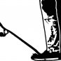 sports skating 6" Black Vinyl Decal Sticker Laptop Wall Car Window iPad etc.