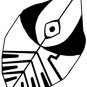 zone mask 6" Black Vinyl Decal Sticker Laptop Wall Car Window iPad etc.