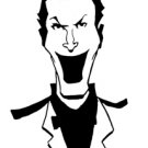 joker 6" Black Vinyl Decal Sticker Laptop Wall Car iPad etc.