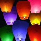 100 CHINESE LANTERNS ASSORTED COLORS FREE SHIPPING WOW