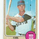 1968 Topps Carl Yastrzemski card #250 Boston Red Sox BV $30 Vintage