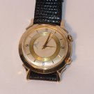 14K Solid Gold LeCOULTRE Wrist Alarm  Watch Cal. K814 Memovox