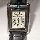 Reversable Ladies CARTIER Basculante Tank Watch R.2386 Cartier Band, Buckle &Box