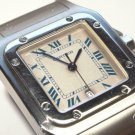 Santos de Cartier Galbee 29mm S/S Date Watch Ref. 1564 with Cartier Box