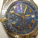 Breitling Chronomat 18k/SS Auto Date Chrono Watch 7750 Ref. B13050.1 Bullet Band