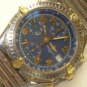 Breitling Chronomat 18k/SS Auto Date Chrono Watch 7750 Ref. B13050.1 Bullet Band