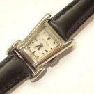 Modernist 1950s LeCOULTRE Aristocrat Grasshopper 10K WGF 17J Watch Cal. 490/BW