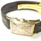 European Watch Co EWC 18K Gold Watch by LeCoultre for Cartier +18K Cartier Clasp