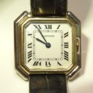 CARTIER CEINTURE 18K Solid White-Yellow Gold Watch w Cartier Box Band and Buckle