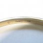 Pascal Lacroix 14K Solid Gold Bangle Hinged Bracelet w 0.30ct Diamond