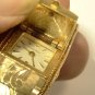 Longines 14K Solid Gold .03ct Diamond Bracelet Watch with Flip Up Face Cover