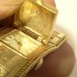 Longines 14K Solid Gold .03ct Diamond Bracelet Watch with Flip Up Face Cover