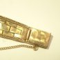 Longines 14K Solid Gold .03ct Diamond Bracelet Watch with Flip Up Face Cover