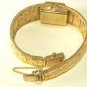 Longines 14K Solid Gold .03ct Diamond Bracelet Watch with Flip Up Face Cover