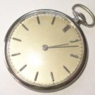 Platinum HAAS NEVEUX & Co. Slim Pocket Watch with 96 Diamond Edge 42mm
