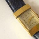 Unusual 1950s Mens Swiss 17 Jewel Gold Plated Watch Cal. AS970
