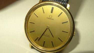 Large 36mm 70s Omega De Ville Gold Plated 151.0039 Cal. 711 24J Automatic Watch