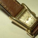 Modernist 1950s LeCOULTRE Aristocrat Grasshopper 10K YGF 17J Watch Cal. 490/BW